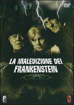 La locandina del film La maledizione dei Frankenstein