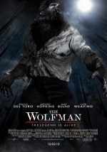 La locandina del film The Wolfman