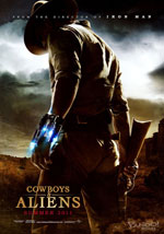 La locandina del film Cowboys & Aliens