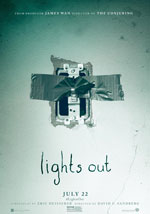 La locandina del film Lights Out: Terrore nel Buio