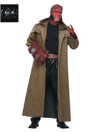 Un abito in maschera di Halloween per uomo adulto da Hellboy