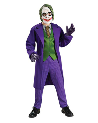 Un abito in maschera di Halloween per bambino da Joker