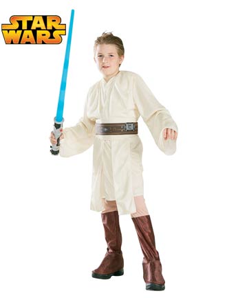 Un abito in maschera di Halloween per bambino da Obi Wan Kenobi