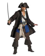 Un costume per uomo da Capitan Jack Sparrow per Halloween
