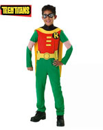 Un costume da bambino da Robin per Halloween