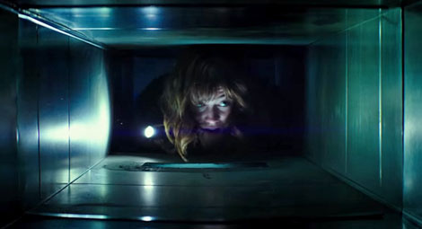 Un fotogramma del film horror 10 Cloverfield Lane