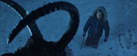 Un fotogramma del film horror Krampus (2015)