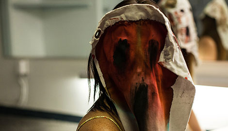Un fotogramma del film horror Last Shift (2015)