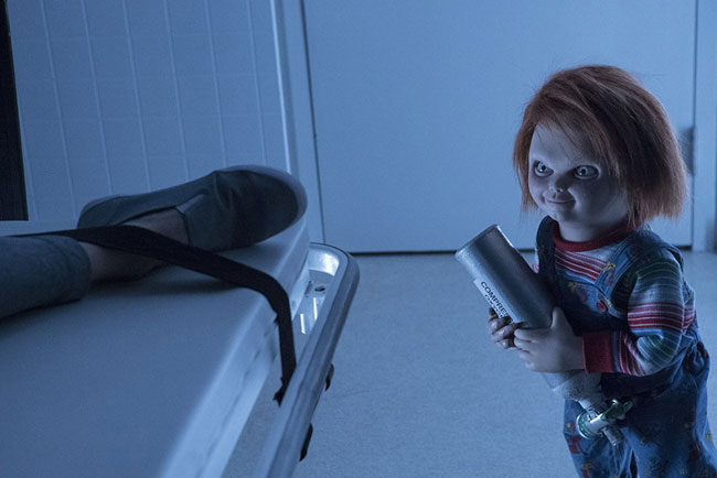 Un fotogramma del film horror Il Culto di Chucky