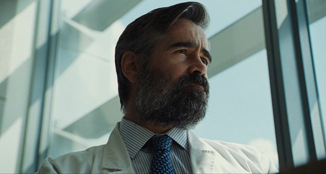 Un fotogramma del film horror The Killing of a Sacred Deer