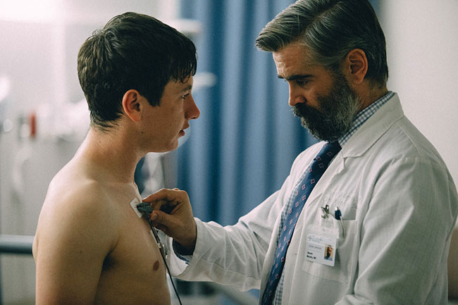 Un fotogramma dell'horror The Killing of a Sacred Deer