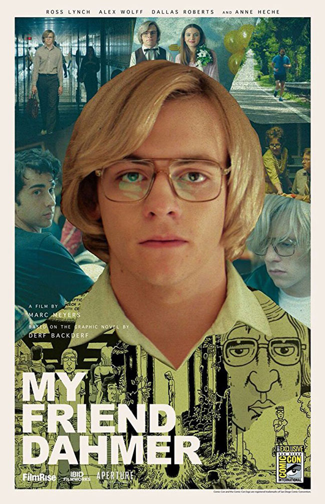 Un poster alternativo del film My Friend Dahmer