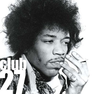 Jimi Hendrix e il Club 27