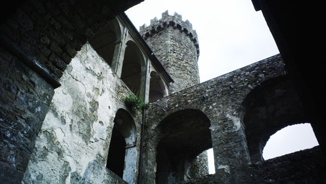 Una foto dell'interno del Castello dei Malaspina