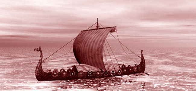 Una nave vichinga