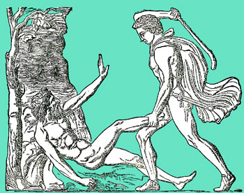 Teseo uccide Scirone