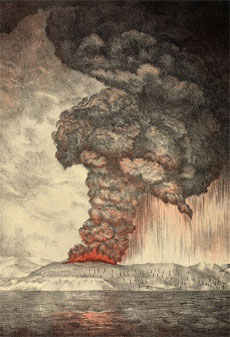 Leggende Metropolitane: L'Eruzione del Vulcano Krakatoa del 27 agosto 1883