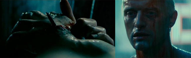 Scene di sacrificio nel film Blade Runner