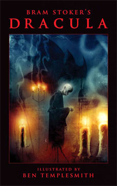 Una copertina di un'edizione del Dracula di Bram Stoker