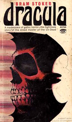 Una copertina di un'edizione del Dracula di Bram Stoker
