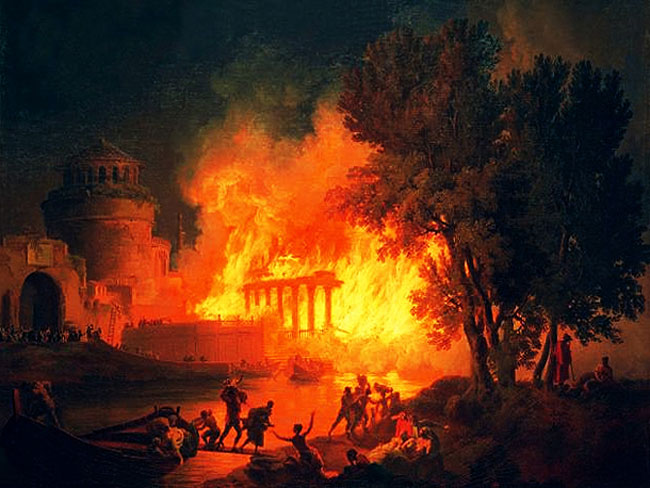 L'incendio di Roma del 64 d.C.