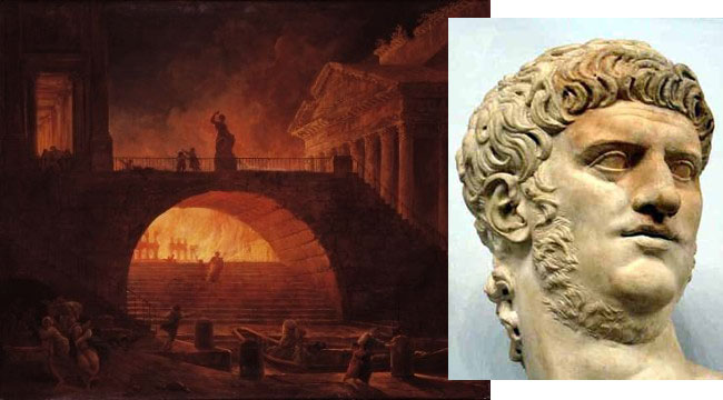 Nerone e l'incendio di Roma del 64 d.C.