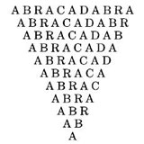 Simbolo esoterico: Abracadabra
