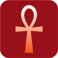 Simbolo esoterico: Ankh (chiave della vita, croce ansata, croce a due manici)