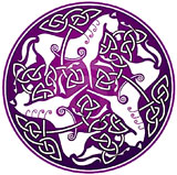 Simbolo esoterico: Nodo celtico con tre cavalli