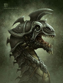 Un drago e la sua corazza Un drago e la sua corazza