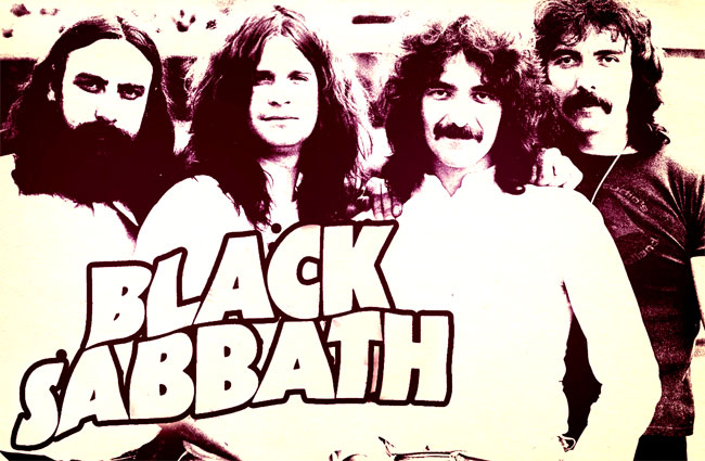 Ozzy Osbourne con i Black Sabbath