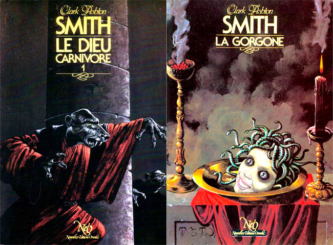 Copertine di libri dello scrittore Clark Ashton Smith