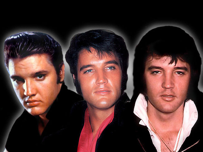 Una foto del Re del Rock'n'Roll, Elvis Presley