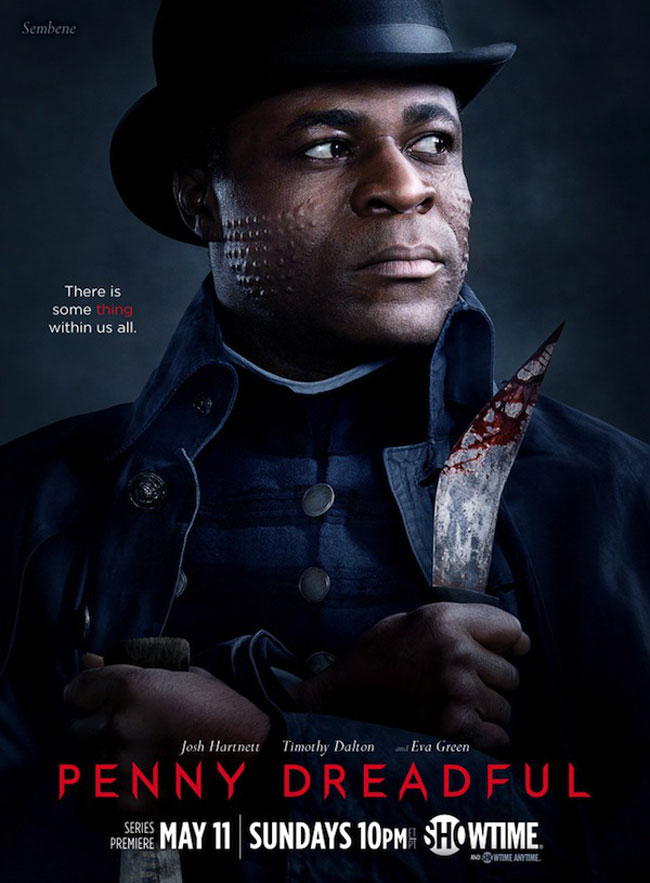 Un poster promozionale della prima Stagione di Penny Dreadful rappresentante Sembene