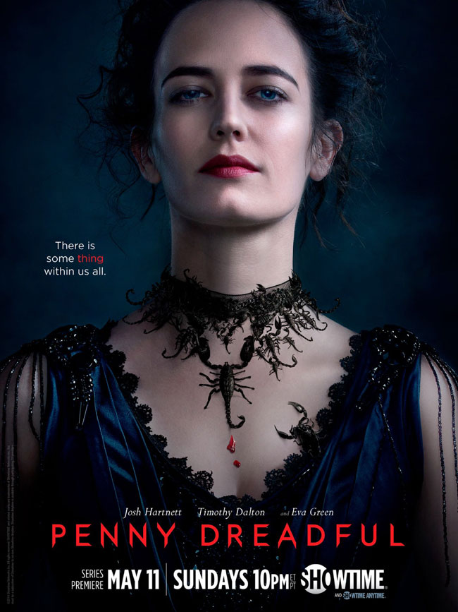 Un poster promozionale della prima Stagione di Penny Dreadful rappresentante Miss Vanessa Ives
