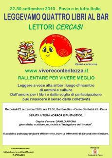 22 settembre 2010: Leggevamo Quattro Libri al Bar