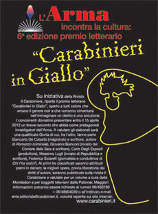 Libri e Notizie: Carabinieri in Giallo 2012, concorso per racconti gialli/polizieschi