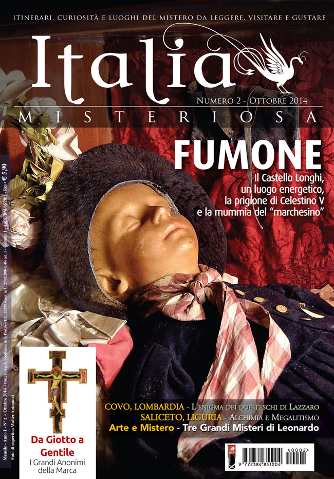 La copertina del numero 2 di ottobre 2014 del magazine Italia Misteriosa