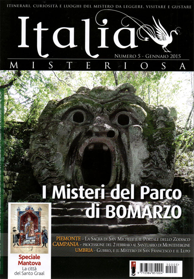 La copertina del numero 5 di gennaio 2015 del magazine Italia Misteriosa