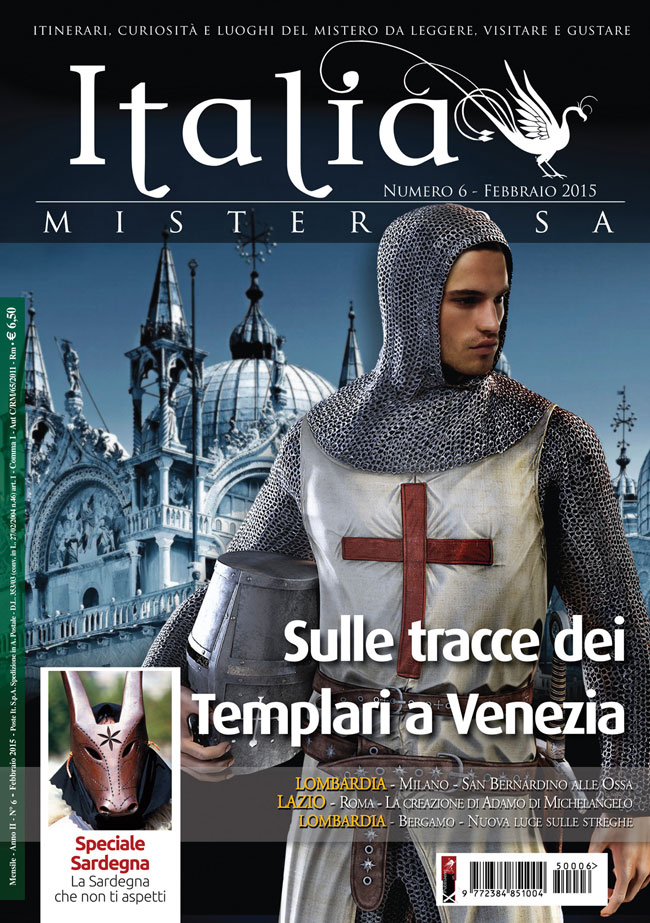 La copertina del numero 6 di febbraio 2015 del magazine Italia Misteriosa