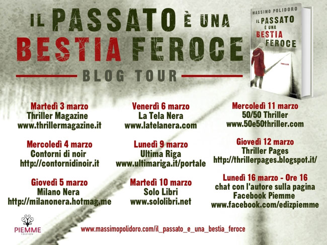 Le tappe del blog tour dello scrittore Massimo Polidoro