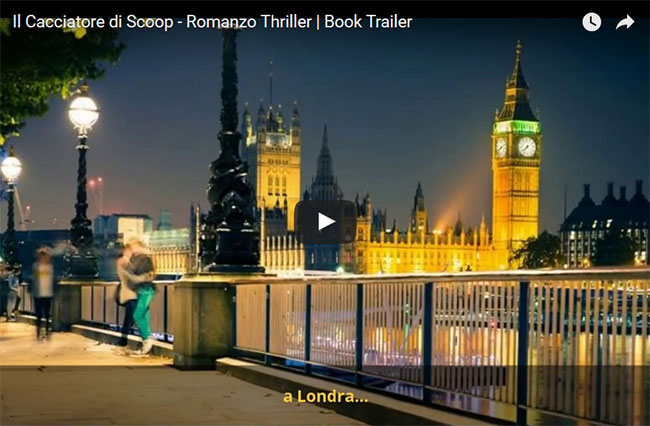 Il booktrailer del romanzo thriller Il Cacciatore di Scoop