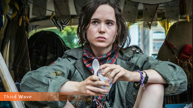 Un fotogramma dal film horror 2017 intitolato The Third Wave