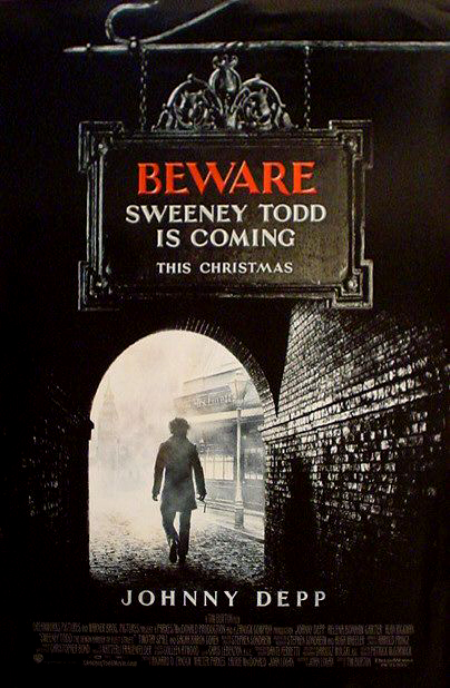 Locandina del film Sweeney Todd: il Diabolico Barbiere di Fleet Street