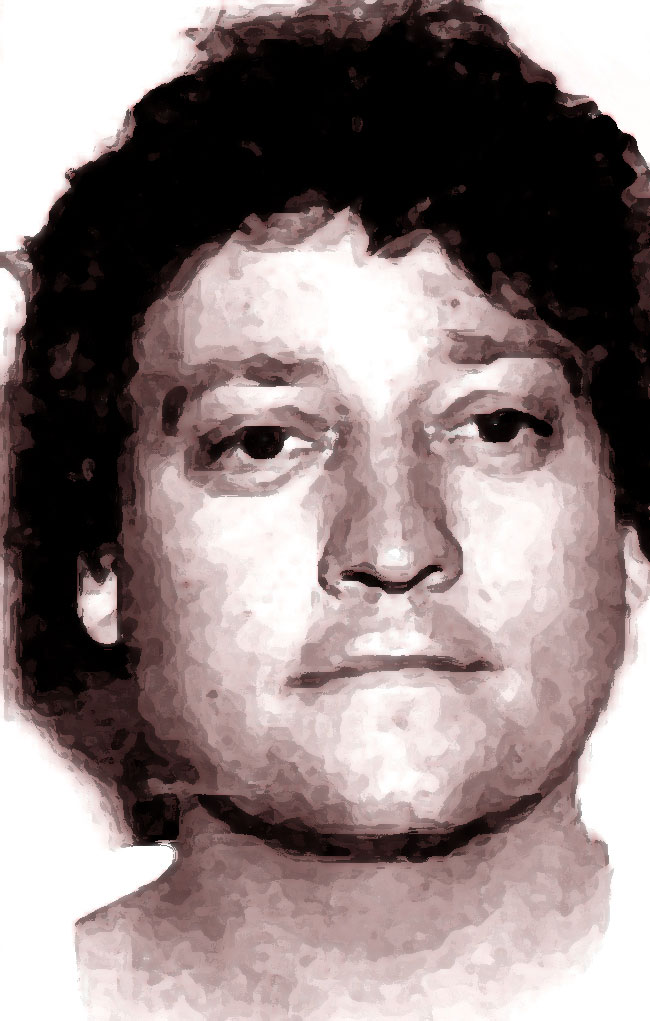 Una foto artistica di Charlie Brandt, serial killer Una foto artistica di Charlie Brandt, serial killer