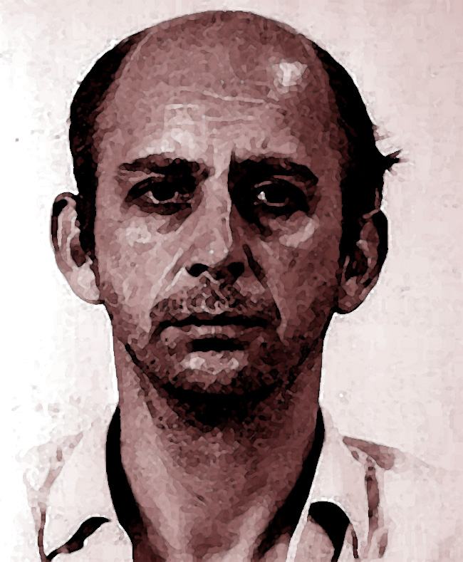 Una foto elaborata del serial killer Joachim Kroll Una foto elaborata del serial killer Joachim Kroll