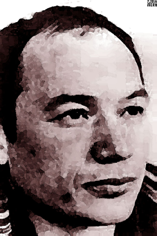Un'immagine artistica del serial killer kazako Nikolai Dzhumagaliev