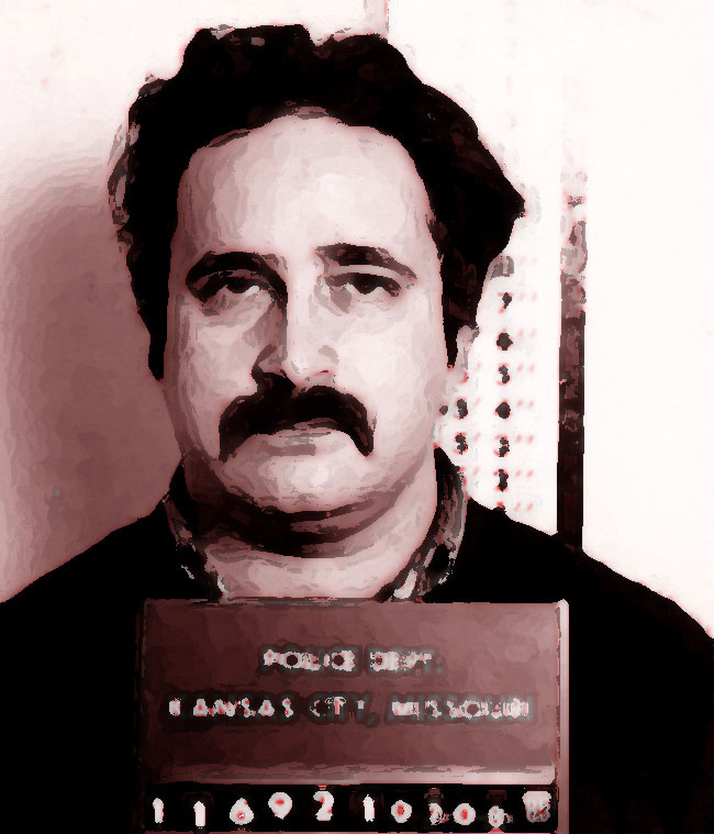 Una foto artistica del serial killer Robert Berdella, il Macellaio di Kansas City
