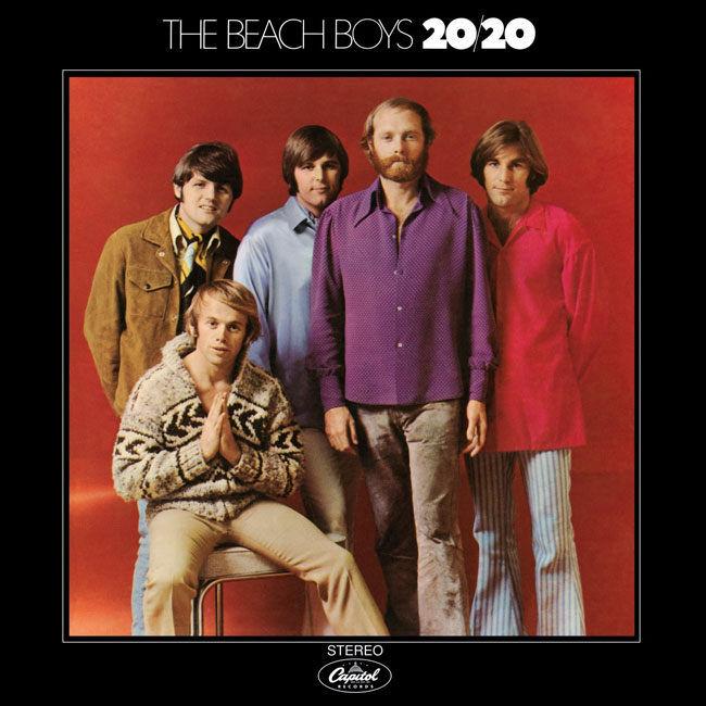 La copertina dell'album 20/20 dei Beach Boys