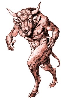Il Minotauro, met uomo e met toro